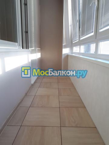 Остекление лоджии 4.8 метров окнами REHAU