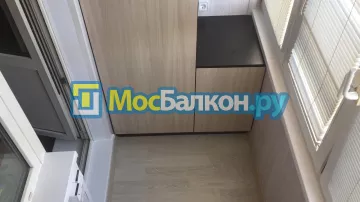 Шкаф на балкон купить в Реутове на заказ недорого от МосБалкон