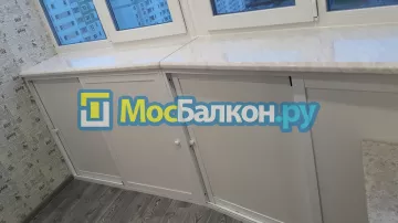 Шкаф на балкон купить в Реутове на заказ недорого от МосБалкон