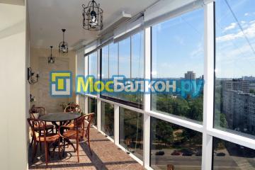 Панорамное остекление балкона в Москве и области