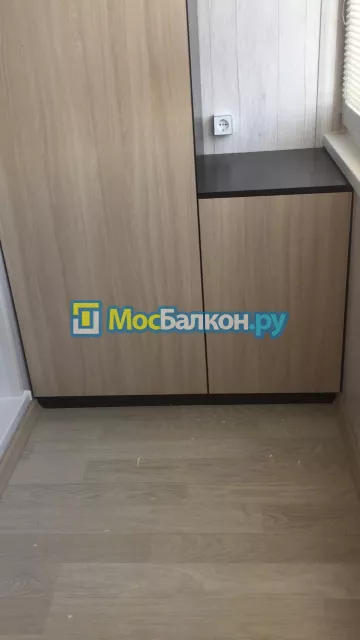 Шкаф на балкон купить в Реутове на заказ недорого от МосБалкон