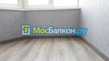 Остекление балкона с утеплением и отделкой +  покраской стен