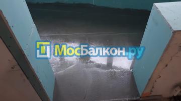 Установка окон на лоджию и отделка ГКЛВ
