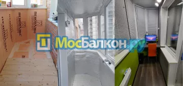 Заказать балкон в Реутове цена от 1320 руб | Остекление балконов и лоджий МосБалкон