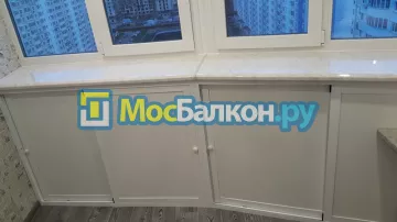 Шкаф на балкон купить в Реутове на заказ недорого от МосБалкон