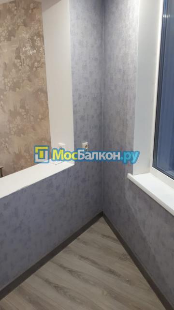 Остекление балкона с утеплением и отделкой +  покраской стен