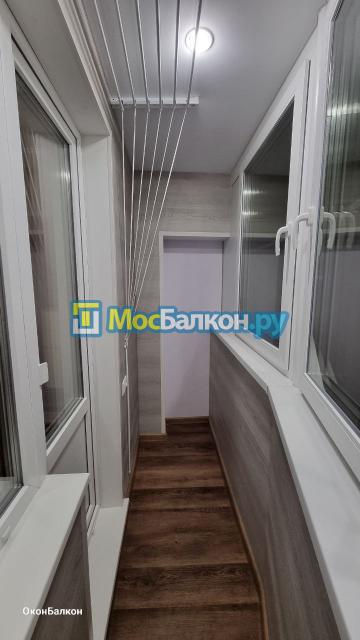 Ремонт и отделка балкона в доме п44
