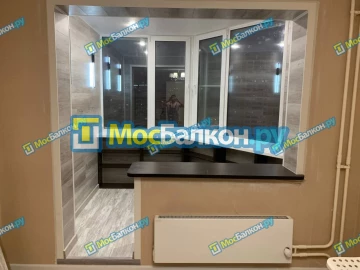 Объединение балкона и лоджии с комнатой в  Реутове