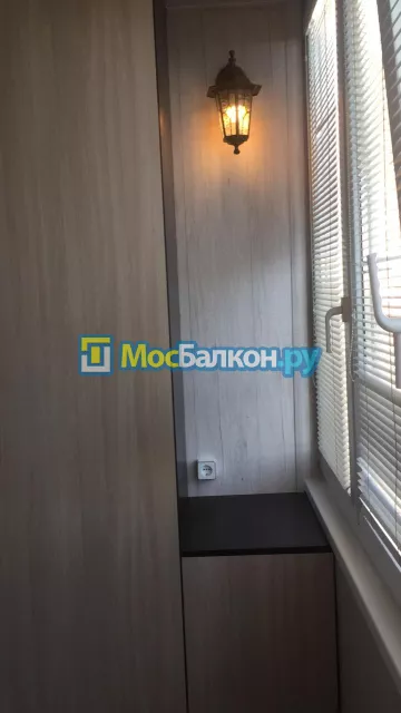 Шкаф на балкон купить в Реутове на заказ недорого от МосБалкон