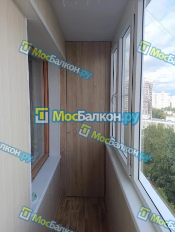 Шкаф на балкон купить в Реутове на заказ недорого от МосБалкон