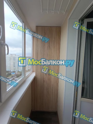 Шкаф на балкон купить в Реутове на заказ недорого от МосБалкон