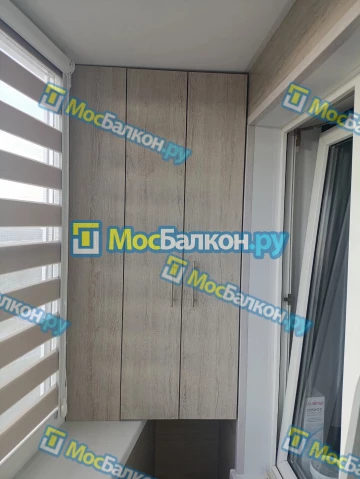 Шкаф на балкон купить в Реутове на заказ недорого от МосБалкон