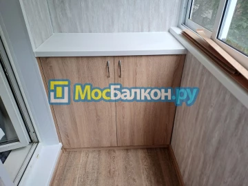Шкаф на балкон купить в Реутове на заказ недорого от МосБалкон