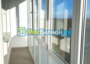 Остекление утепление и отделка балконов в новокосино