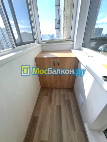 Шкаф на балкон купить в Реутове на заказ недорого от МосБалкон