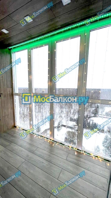 Панорамное остекление заказать под ключ по выгодной цене в Реутове от компании МосБалкон