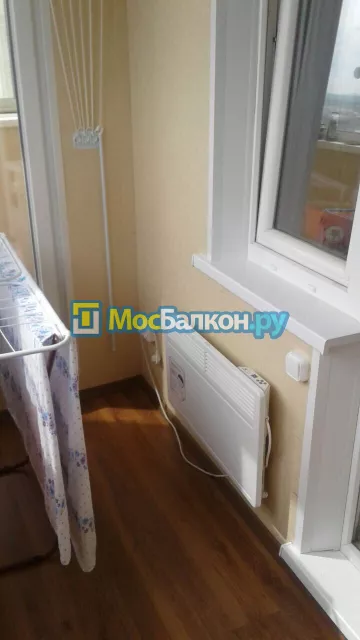 Отделка балкона и лоджии пластиковыми ПВХ панелями в Реутове от компании МосБалкон