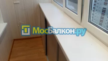 Шкаф на балкон купить в Реутове на заказ недорого от МосБалкон