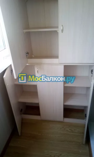 Шкаф на балкон купить в Реутове на заказ недорого от МосБалкон
