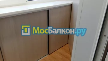 Шкаф на балкон купить в Реутове на заказ недорого от МосБалкон