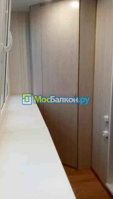 Шкаф на балкон купить в Реутове на заказ недорого от МосБалкон