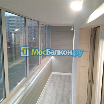 остекление утепление и  отделка балконов   в одинцово