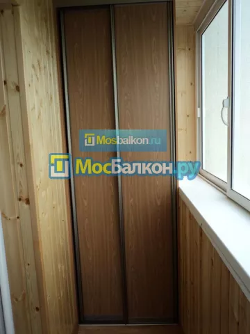 Шкаф на балкон купить в Реутове на заказ недорого от МосБалкон