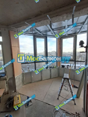 Отделка балконов гипсокартонном в Москве и области | Цены под ключ