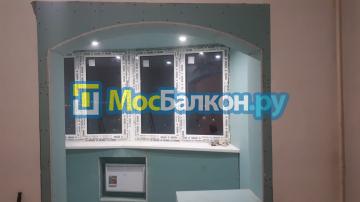 Отделка балконов и лоджий гипсокартоном в панельном доме