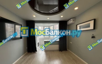 Объединение балкона и лоджии с комнатой в  Реутове