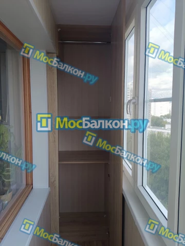 Шкаф на балкон купить в Реутове на заказ недорого от МосБалкон