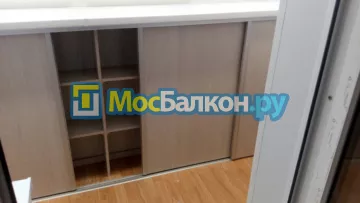 Шкаф на балкон купить в Реутове на заказ недорого от МосБалкон