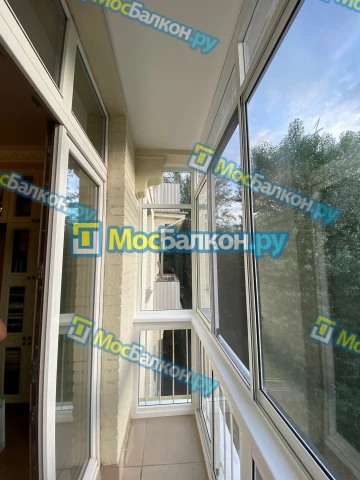 Панорамное остекление заказать под ключ по выгодной цене в Реутове от компании МосБалкон